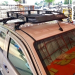 9Den&Sp/แร็คหลังคาอลูมิเนียวสไตลเหล็กVRK1x1.20ม.พร้อมอุปกรณ์1ชุด VS Mitsubishi Triton Duble cab(4Dr.) D/C'19-ON [ชุดนี้บอกเลยว่าจบทั้งดีไซด์วัสดุการติดตั้งและราคากระบะพันธุ์แท้พร้อมลุย]