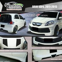 ชุดรอบคัน 4 ชิ้น BRIO MAX VS Honda Brio'11-16[ชุดแต่งเล็กแต่ใจใหญ่่]