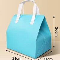สีฟ้า ขนาด 21*26*11 ซม.