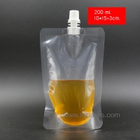 ถุงมีจุก PE ขนาด 200 ML.