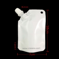 ถุงจุก สีขาวนม ขนาด 50 ML.จุกข้าง 0.82 ซม (ราคาสินค้าตัวอย่าง)