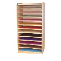 ชั้นวางหนังสือ ชั้นเก็บผลงาน 12 ช่อง