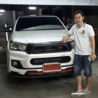 9DEN-VAZOOMA สเกิร์ตหน้าไม่มีไฟเดย์ไลท+สเกิร์ตหลัง รวม 2 ชิ้น VS TOYOTA REVO 2015-ON [สเกิร์ตหน้า+หลัง ไม่มีไฟเดย์ไลท์]