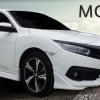 ชุดรอบคัน4 ชิ้น Modulo ทรงห้าง VS HONDA CIVIC (FC) 2016-ON [เป็นที่สองรองใครไม่เป็นกับชุดที่ดูดุดันลงตัว]