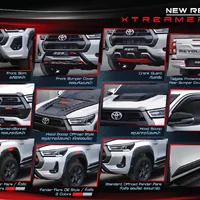 ชุดรอบคัน5ชิ้น XTREAMER GT 4x4 ยกสูง VS Toyota Hilux Revo Prerunner'2020-On [เกิดมาก็แกร่งแล้วสำหรับรุ่นยกสูง]