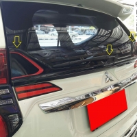 9Den&Fitt คาดเอวหลัง1ชิ้น VS Mitsubishi Pajero'16-On [เสริมเอวไม่ให้ดูโล่งโจ้ง]