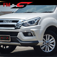 สเกิร์ตหน้า 1 ชิ้น FM-S VS ISUZU MU-X 2017-ON [สิ้นสุดการรอคอย กับสเกิร์ตแตกแต่งอย่างสปอร์ตลงตัว รอคุณเป็นเจ้าของแล้วที่นี่]
