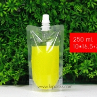ถุงมีจุก PE ขนาด 250 ML.(ราคาสินค้าตัวอย่าง)