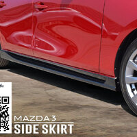 สเกิร์ตข้างซ้ายฝั่งคนนั้่ง 1 ชิ้น IDEO SPEED VS Mazda3(4Drs.)'2020-Present [เต็มสปีดความเร็วทันสมัยและลงตัว พร้อมแล้วที่จะให้คุณสัมผัส ที่นี่วันนี้]