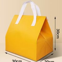 สีเหลือง ขนาด 30*30*20ซม.