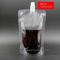 ถุงมีจุก PE ขนาด 380 ML.