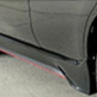 9DEN&ARTIMO-R ชุด 2 ชิ้น VS NISSAN NOTE 2017-ON สเกิร์ตข้างซ้าย-ขวา