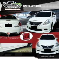 9DEN&ALMERA PRO ชุด4ชิ้น VS NISSAN ALMERA'11-13[ุชุดแต่งที่มุ่งมั่นให้มีความแตกต่าง เป็นเพื่อนร่วมเดินทางในทุกๆเส้นทางที่คุณจะก้าวไป]