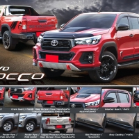 ชุดเต็ม RBS X ชิ้น VS Toyota Hilux Revo Rocco ใส่รุ่น DoubleCab4x4และ4x2ตัวยกสูง'18-On [ดูดีๆงานแบบนี้ต้องแต่งแล้วลงตัว]