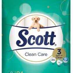 กระดาษชำระม้วนเล็ก [SCOTT] Extra Clean Care หนา3ชั้น (24ม้วน/แพ็ค)