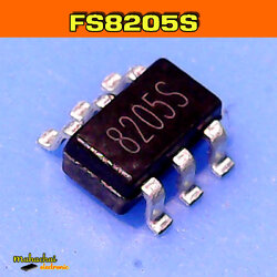 FS8205S 8205S 8205 SOT23-6 ป้องกันแบตเตอรี่ลิเธียม
