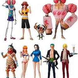 Straw Hat Pirates Film Z Set ของแท้ JP แมวทอง - Super Styling Bandai [โมเดลวันพีช] (9 ตัว)