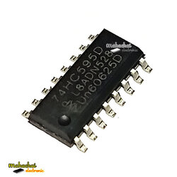 74HC595D 74HC595 SOP-16 8-bit serial-in, serial or parallel-out shift register with output latches; 3-state