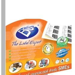 ป้ายสติ๊กเกอร์ [BOS] SME A12 34x79 มม.