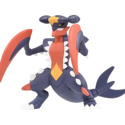 Mega Garchomp ของแท้ JP - Monster Collection Takara Tomy [โมเดลโปเกมอน]