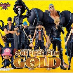 Straw Hat Pirates Film Gold Set ของแท้ JP แมวทอง - Grandline Men / Lady Banpresto [โมเดลวันพีช] (9 ตัว)