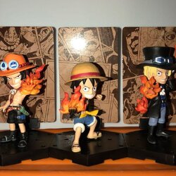 Brother Set ของแท้ JP แมวทอง - WCF Ichiban Kuji Banpresto [โมเดลวันพีช] (3 ตัว)