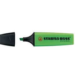 ปากกาเน้นข้อความ [STABILO BOSS] เขียว