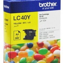 ตลับหมึกอิ้งค์เจ็ท [Brother] LC-40Y สีเหลือง