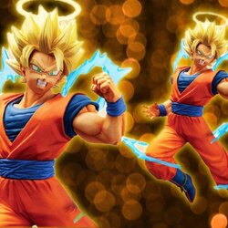 Goku Super Saiyan ของแท้ JP แมวทอง - Dokkan Battle Collab Banpresto [โมเดลดราก้อนบอล]