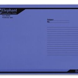 แฟ้มแขวน [ตราช้าง] #926 สีม่วง(10เล่ม/แพ็ค)