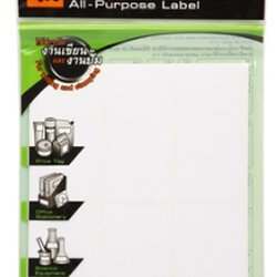 ป้ายสติ๊กเกอร์ [ตราช้าง] แล็ป A16 50x100 มม.