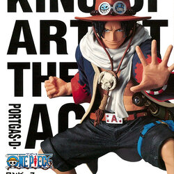 Ace ของแท้ JP แมวทอง - King of Artist Banpresto [โมเดลวันพีช]