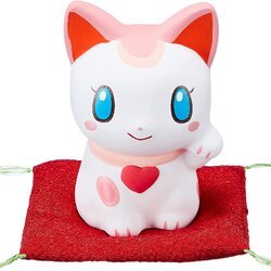 แมวกวักนำโชค ญี่ปุ่น ของแท้ - แมวหัวใจ [ สินค้าพร้อมส่ง ]