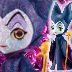 Maleficent - Pastel Color ของแท้ JP - Q Posket Banpresto [โมเดล Disney]