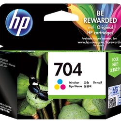 ตลับหมึกอิ้งค์เจ็ท [HP] 704 (CN693AA) คละสี