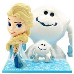 Elsa & Marshmallow ของแท้ JP - WCF Mega Banpresto [โมเดล Disney] (2 ตัว)