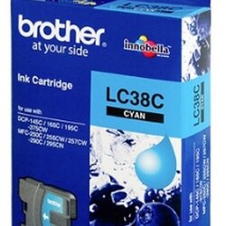 ตลับหมึกอิ้งค์เจ็ท [Brother] LC-38C สีฟ้า