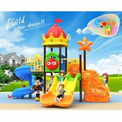 เครื่องเล่นสนามกลางแจ้ง ชุดปราสาทไลเดอร์แฟนซี,สไลเดอร์,กระดานลื่น,เครื่องเล่นเด็ก,ครุภัณฑ์สนามเด็กเล่น, สพฐ,โครงการโรงเรียนประชารัฐ,งบประมาณ70,000 ขนาด 210x380x260 ซม.