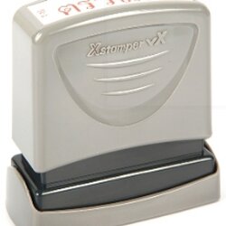 ตรายางหมึกในตัว [Xstamper] #T-15 ตรวจแล้ว