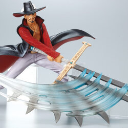 Mihawk ของแท้ JP แมวทอง - Attack Motions Bandai [โมเดลวันพีช]