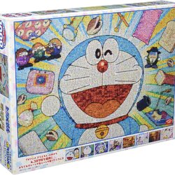 Doraemon Mosaic Art ของแท้ JP แมวทอง - Jigsaw Puzzle Ensky [จิ๊กซอว์ Doraemon]