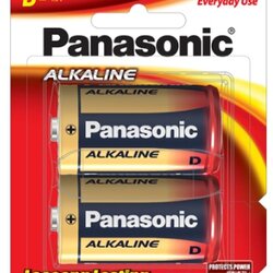 ถ่าน ALKALINE [PANASONIC] D LR20T/2B (2ก้อน/แพ็ค)