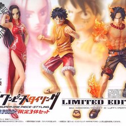 Marine Ford Limited Edition Set ของแท้ JP แมวทอง - Super Styling Bandai [โมเดลวันพีช] (3 ตัว)