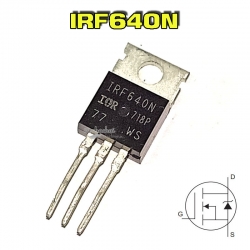 IRF640 18A 200V N channel MOSFET TO-220 IRF640N