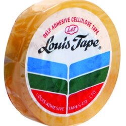 สก็อตเทปใสแกนเล็ก [หลุยส์] 3/4"*36y