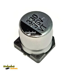 330uf35v SMD Aluminium ขนาด 10x10.5