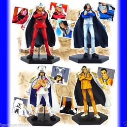 Marine Admiral Set ของแท้ JP แมวทอง - DX Banpresto [โมเดลวันพีช] (4 ตัว)
