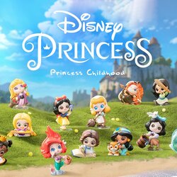 Disney 100th Anniversary Princess Childhood Series - 100% - ของแท้ - Pop Mart [โมเดล Disney] (สินค้าพร้อมส่ง)