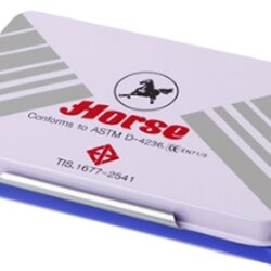 แท่นประทับ [ตราม้า] No.3 น้ำเงิน