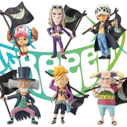 GReeeeN Set ของแท้ JP แมวทอง - WCF Banpresto [โมเดลวันพีช] (6 ตัว)